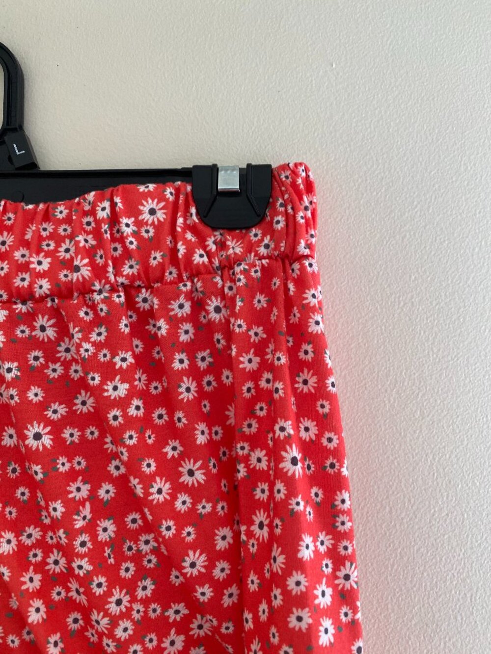 Red Floral Nasty Gal Skirt